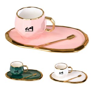 European Style Tea Cups And Saucers
