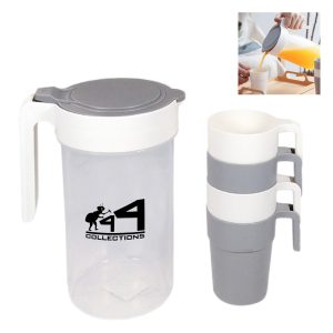 Plastic Pitcher W/ Lid