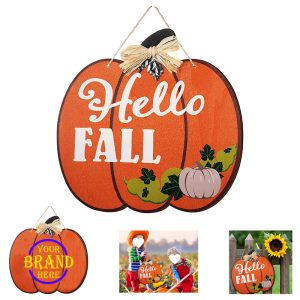 Thanksgiving Pumpkin Wood Sign
