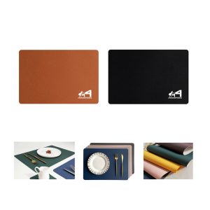 Two-Tone Leather Placemat