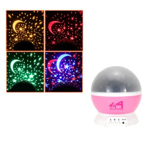 Children'S Led Rotating Star Projection Lamp