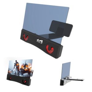 Dual Speakers Phone Screen Amplifier