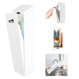 Six Vertical Intelligent Sterilization Wall-Mounted Sterilized Chopsticks Tube Chopstick Holder
