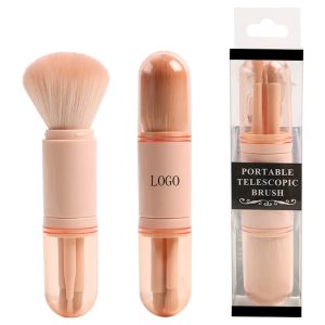 4 In 1 Powder Foundation Brush Set W/ Pvc Case