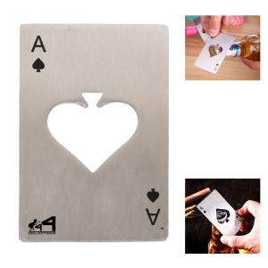 Stainless Steel Card-Shape Bottle Opener