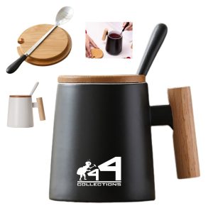 13.5 Oz. Stoneware Mug W/Spoon