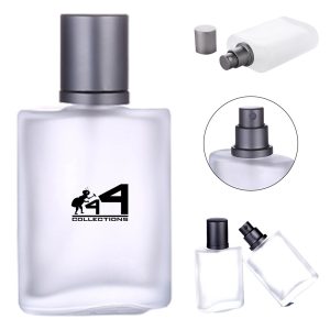 1.7Oz Frosted Glass Perfume Bottle