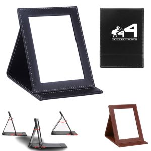 Leather Folding Mirror