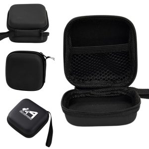Square Zipper-Lock Earphone Storage Case