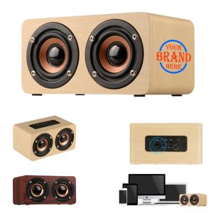 Wooden Combination Wireless Bluetooth Speaker