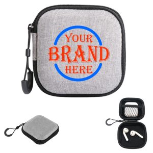 Square Earphone Carrying Case