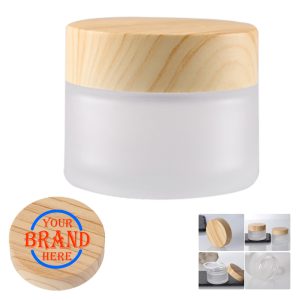 0.67Oz Empty Glass Cosmetic Jar