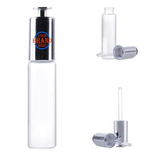 1Oz Clear Press Dropper Bottle