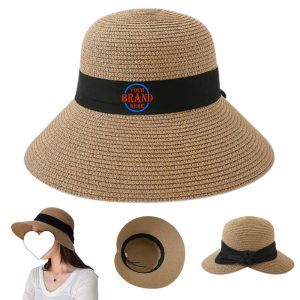 Wide Brim Straw Summer Sun Hat