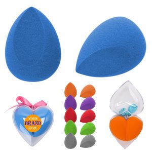 Makeup Sponge W/ Heart Shape Storage Case
