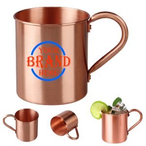 14 Oz./420Ml Moscow Mule Solid Copper Mug