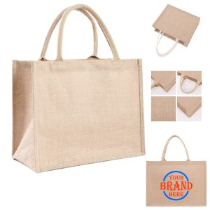 Burlap Grocery Bag