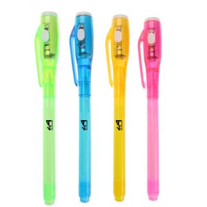Uv Highlighter Ink Pen W/ Flashlight