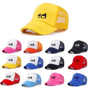Short Brim Mesh Back Baseball Cap