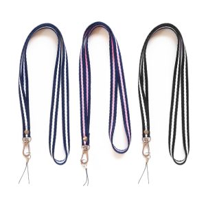 Striped Cell Phone Lanyard