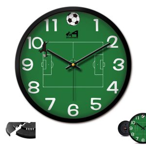 Football Field Pattern Wall Clock