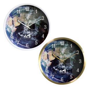 Globe Pattern Wall Clock