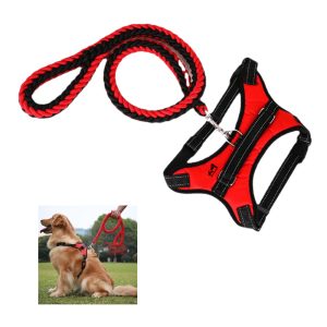 Dog Outdoor Chest Harness Leash Set