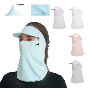 Summer Sun Face Mask With Hat