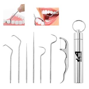 7 Pieces Metal Toothpick Set