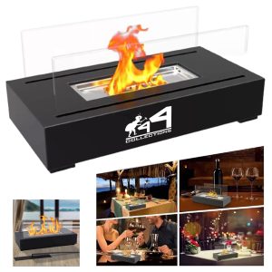 Rectangle Tabletop Bio Ethanol Fireplace
