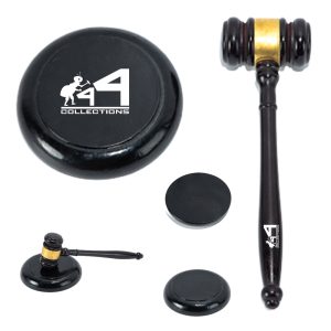 Wooden Gavel And Sound Block