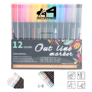 12 Colors Marker Pens