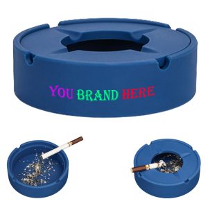 Small Silicone Round Ashtray