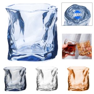 Clear Irregular Twisted Liquor Glass