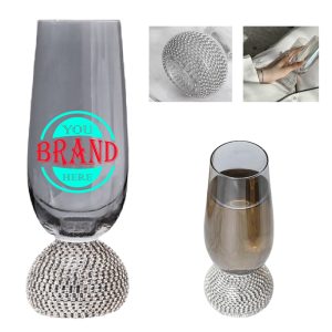 Smoke Gray Champagne Flute