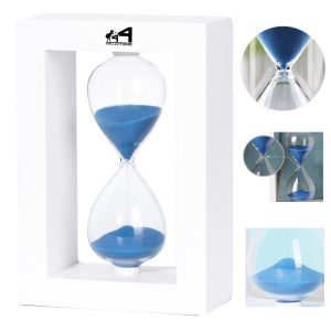 Wooden Hourglass Minimalist Ornament