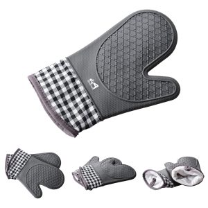 Heat-Insulated Oven Silicone Gloves