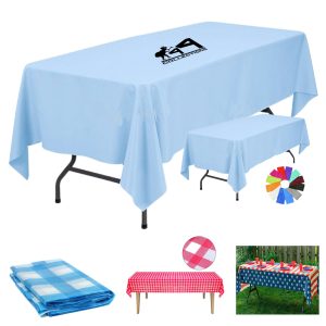 Solid Disposable Rectangular Tablecloth