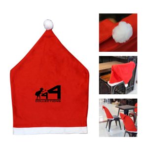 Red Hat Christmas Dining Chair Cover