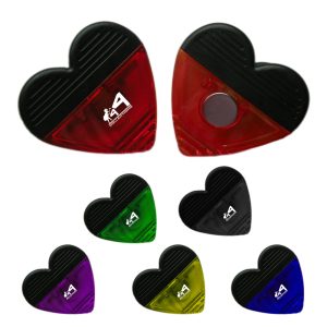 Heart-Shaped Magnetic Plastic Fridge Clip