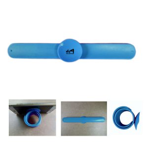 Silicone Bracelet W/ Sucker Snapping Belt