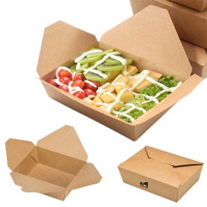 Disposable Kraft Paper Lunch Box