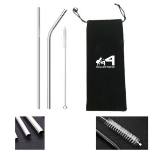 Stainless Steel Straws Set