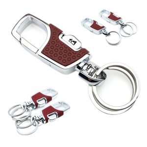 Electroplated Silver Keychain