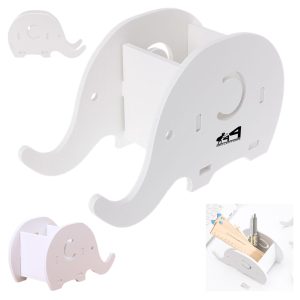 Elephant-Shaped Pen Holder Storage Box