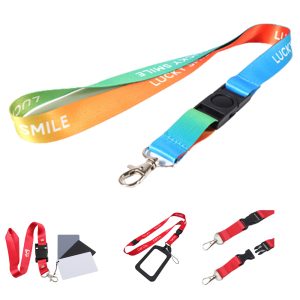 Gradient Color Detachable Lanyard