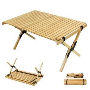 Portable Folding Outdoor Wood Table