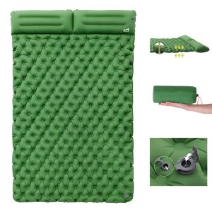 Double-Layer Inflatable Camping Sleeping Pad