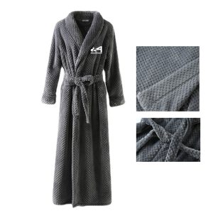 Plush One-Piece Bathrobe