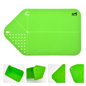 Water Rinse Cutting Board W/ Strainer